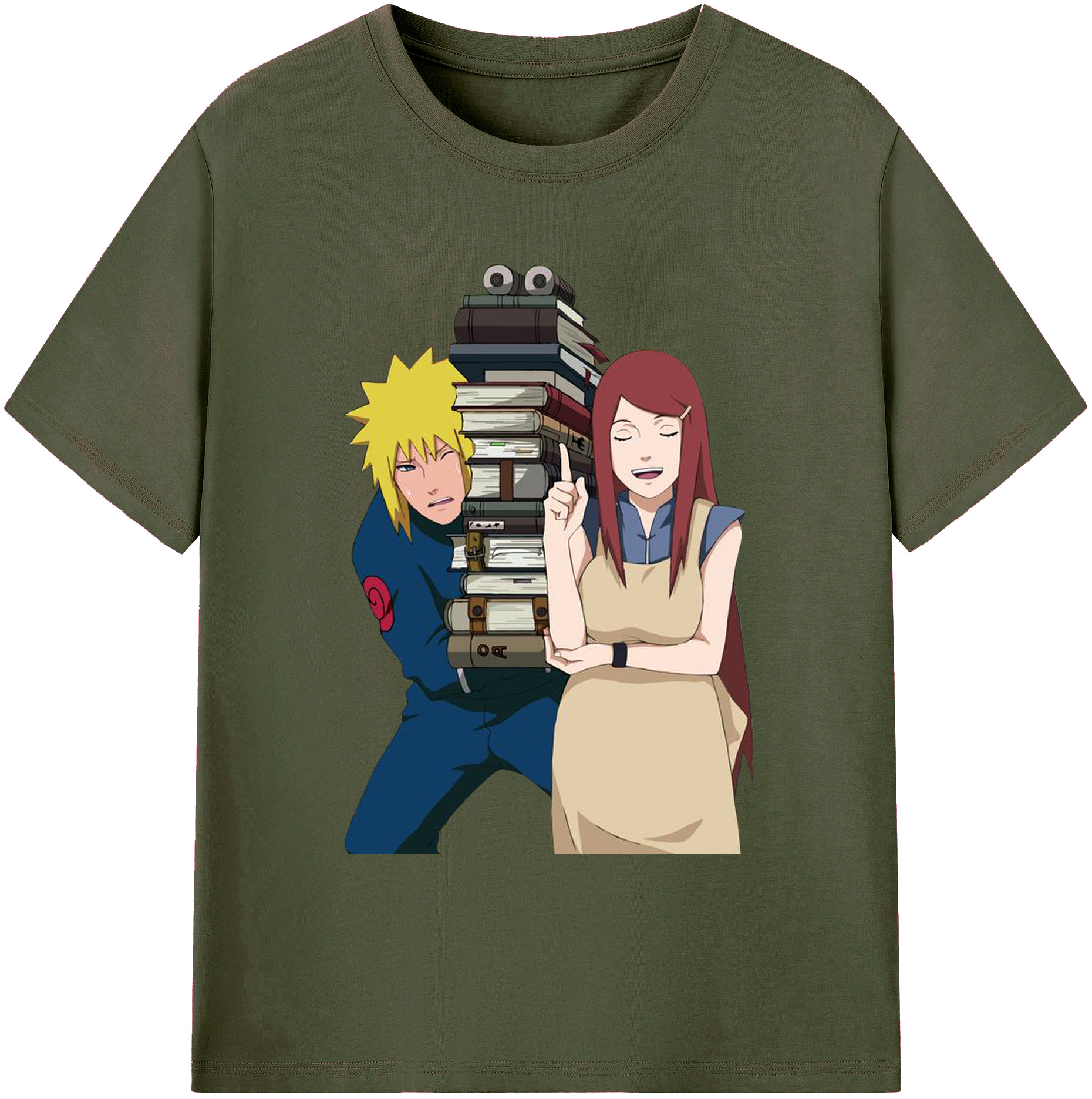 （画像用） NARUTO -ナルト- 波風 ミナト Namikaze Minato 綿100％ メンズ半袖Tシャツ｜肌触りやわらか＆通気性
